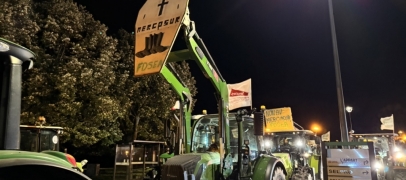 Agriculteurs en colère : deuxième soir de mobilisation à Montbrison