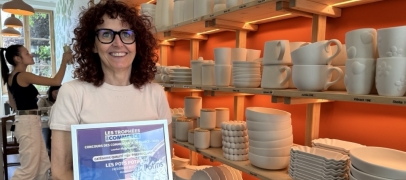 Les Pots Potins de Montbrison, 1er Café Céramique ligérien, récompensé aux Trophées du Commerce 2026 de la CCI